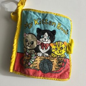 Jellycat jellykitten my kitten book soft book